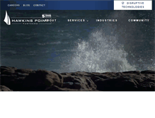 Tablet Screenshot of hawkinspointpartners.com